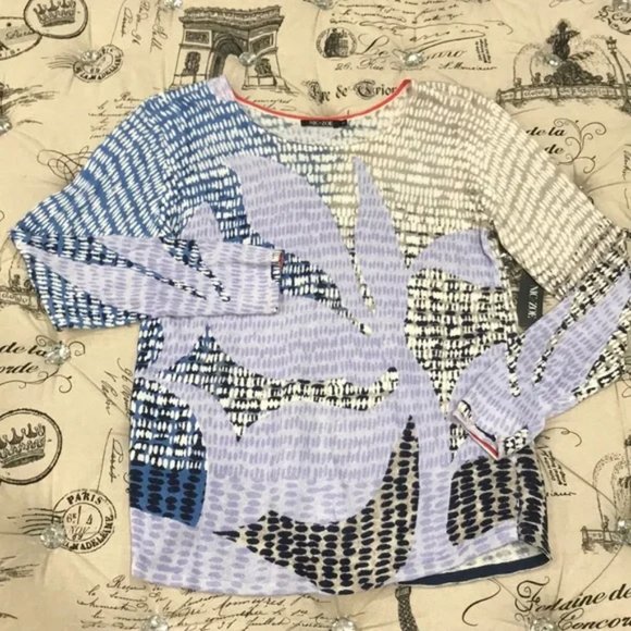 NIC+ZOE Flower Print Sweater - Picture 3 of 7